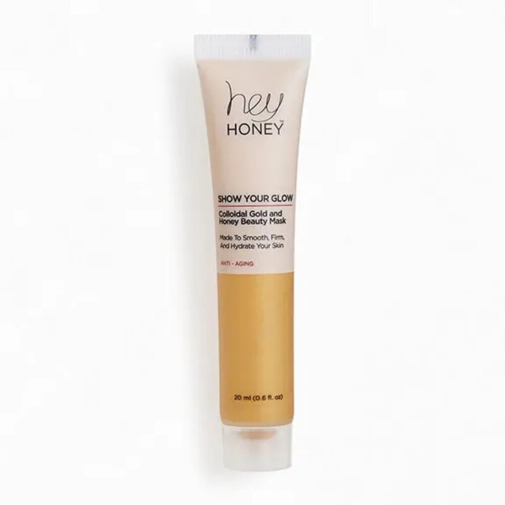 Hey Honey Show Your Glow Colloidal Gold & Honey Beauty Mask - Gold